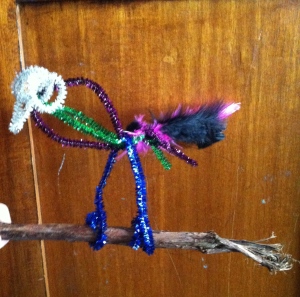 pipecleaner parrot